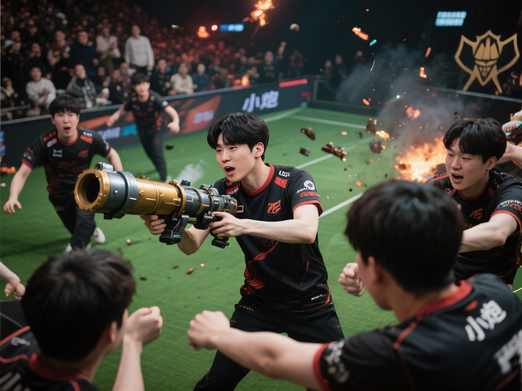 LCK赛场风云：Bdd小炮三杀绝境翻盘，KT零换五团灭HLE拿下龙魂取胜
